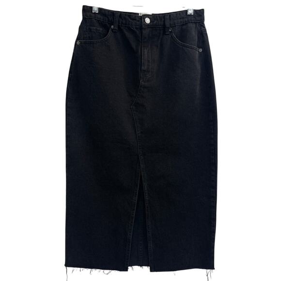 NWT Industry Republic Clothing Black Denim Skirt Women’s Size 6 - Picture 1 of 6
